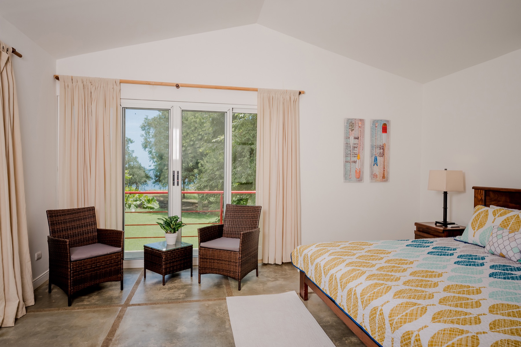 Master bedroom sitting area